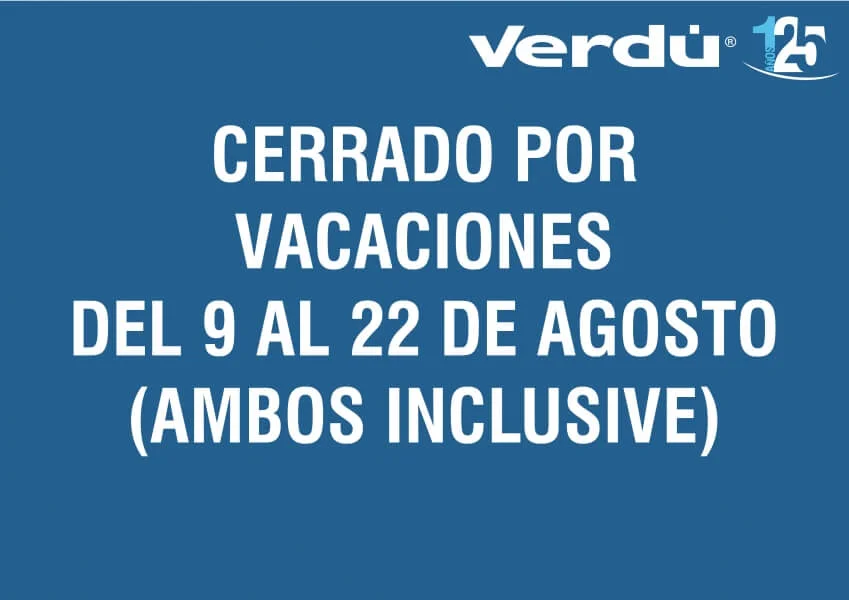 Cerrado por vacaciones