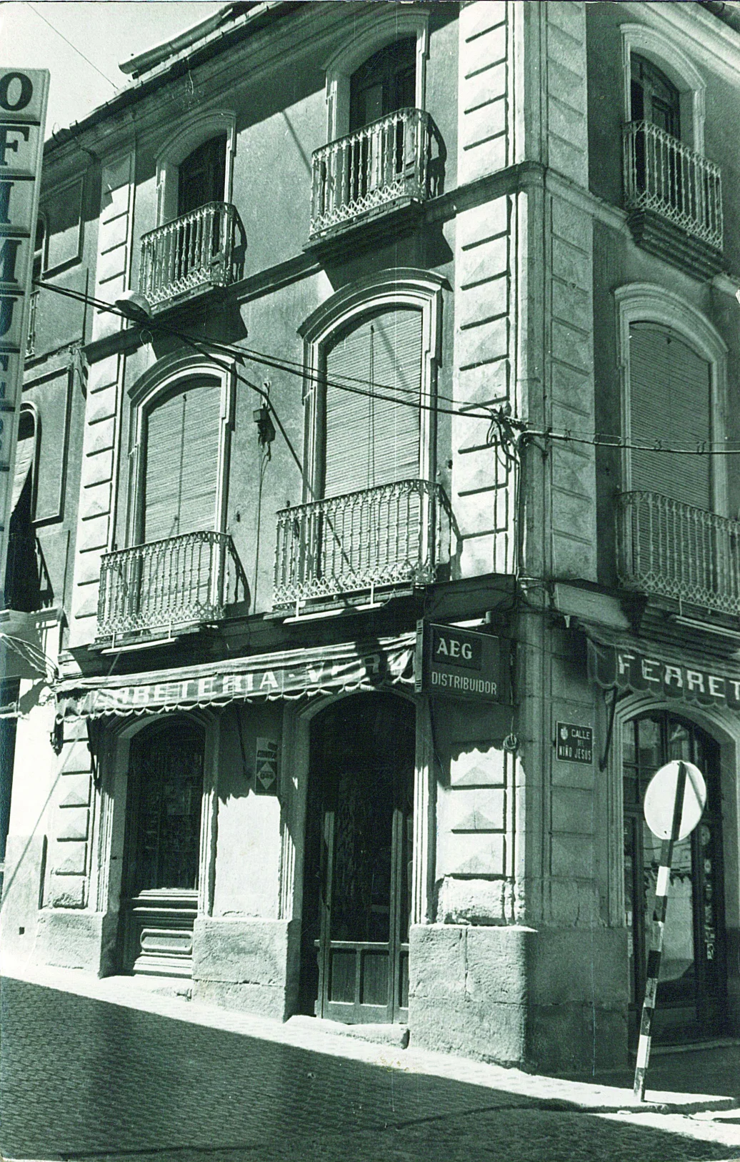 Fotografía histórica del año 1950: Las primeras instalaciones